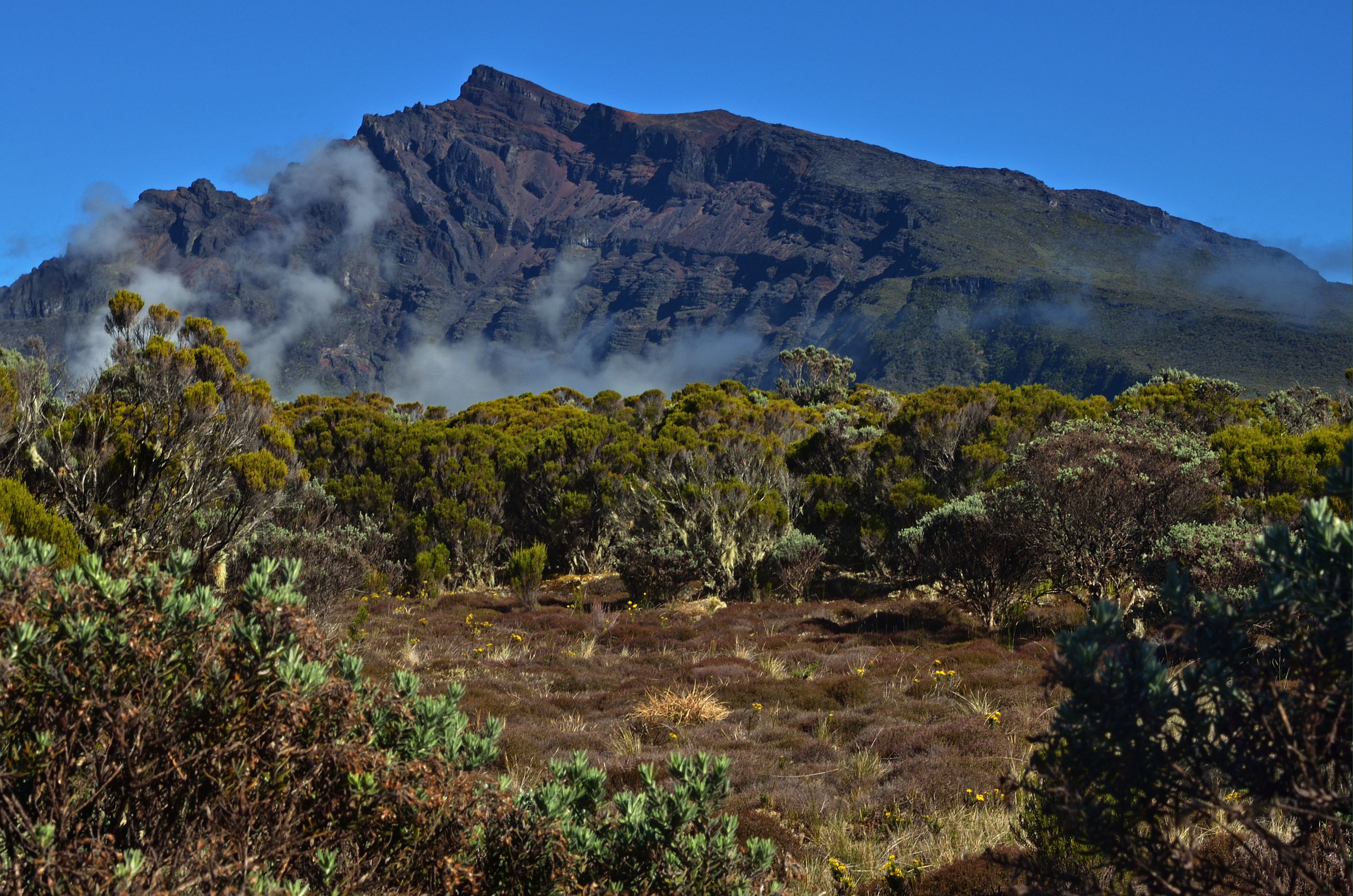 Sommet du Piton des Neiges Parc national de la Réunion
