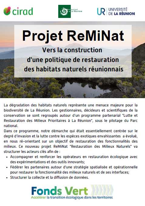 Une Restauration des milieux naturels 2023