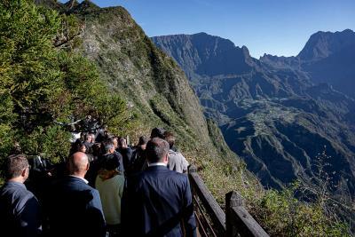 Ouverture de la séquence à La Fenêtre des Makes dans les hauts de Saint-Louis à La Réunion © M. Dailloux, Cirad