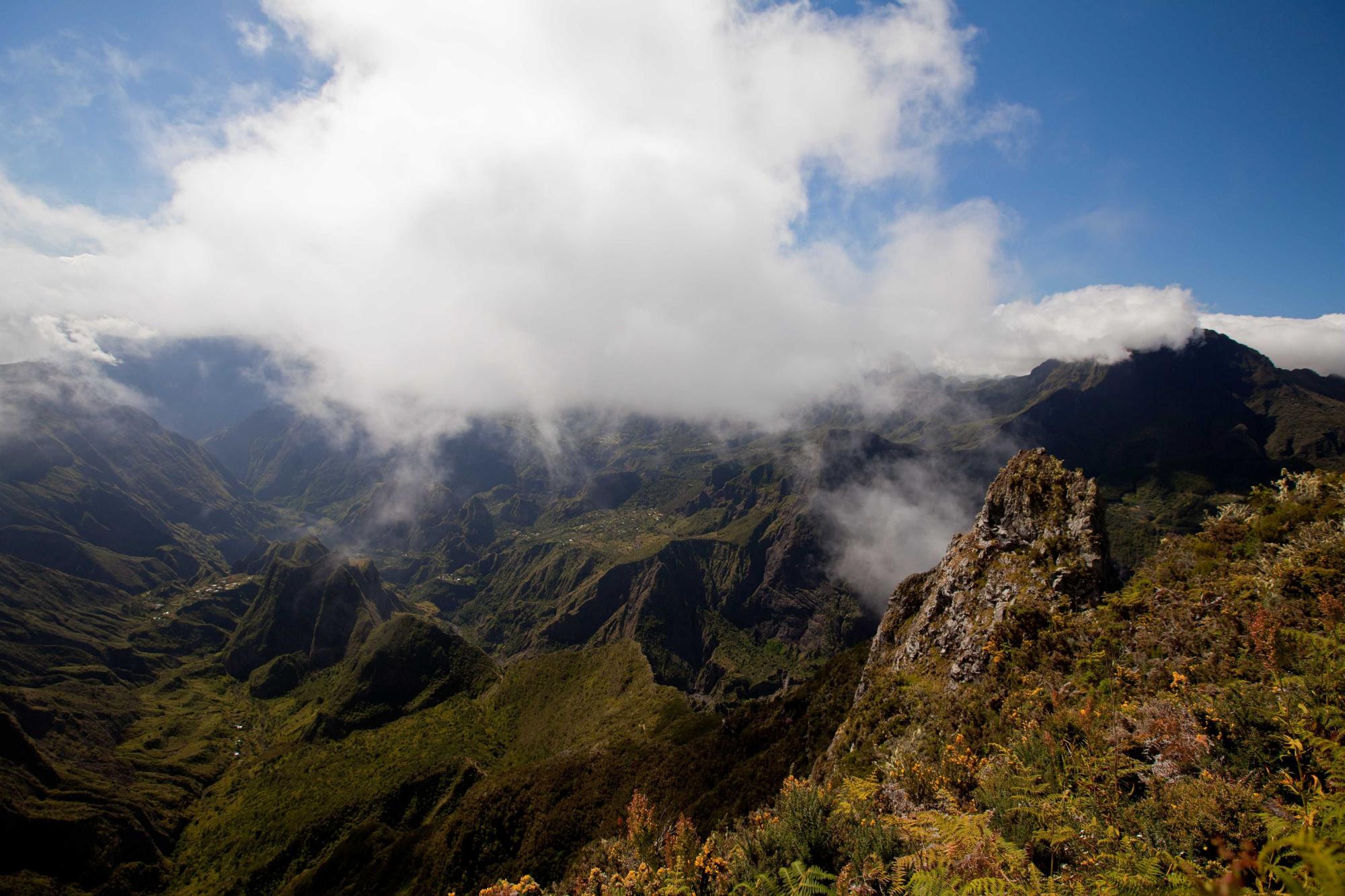 Cirque de Mafate depuis le Maïdo 