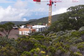 Suivi photographique des travaux de reconstruction du Gîte du Volcan © Parc national de La Réunion