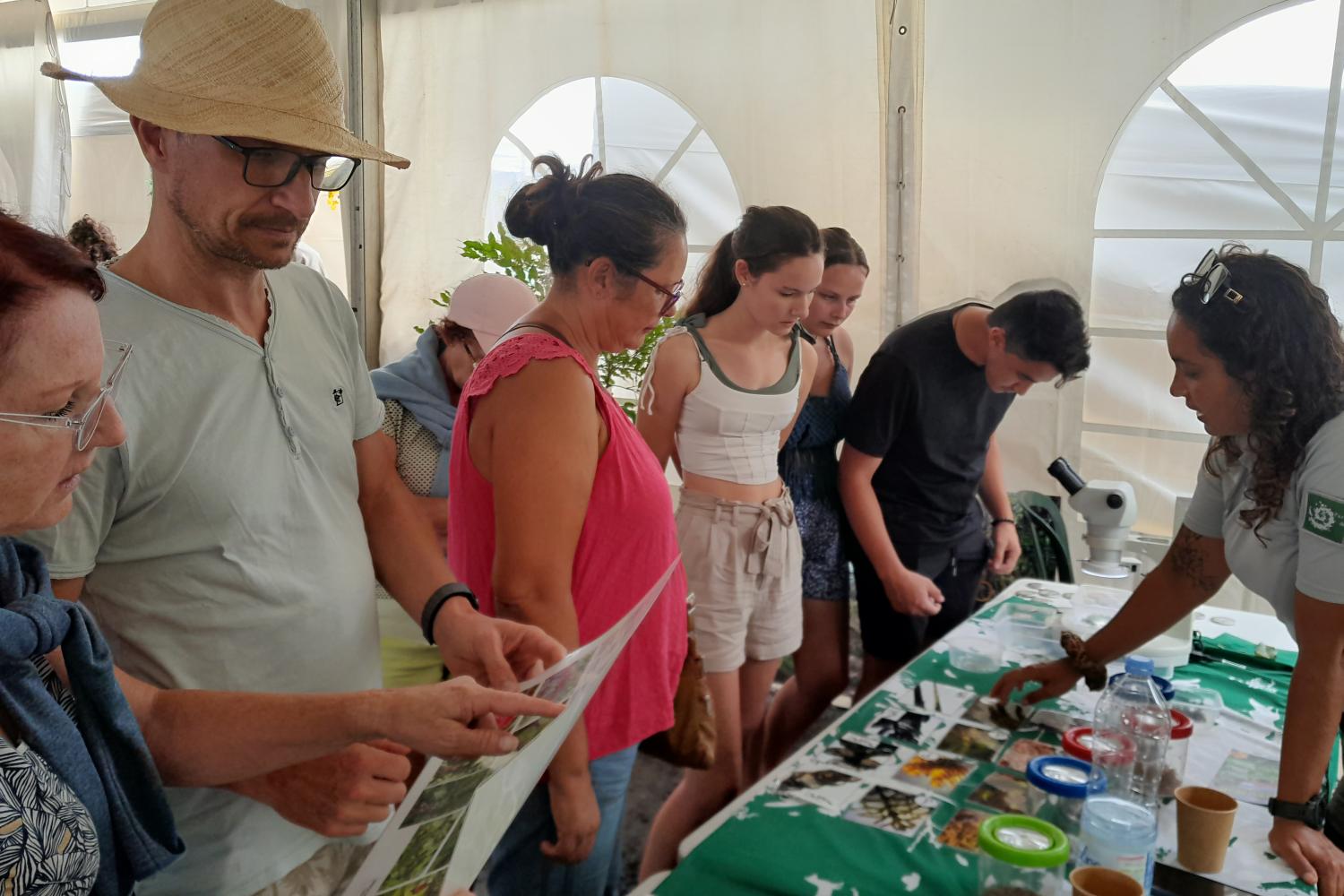 Stand à la fête du Tévelave © Parc national de La Réunion