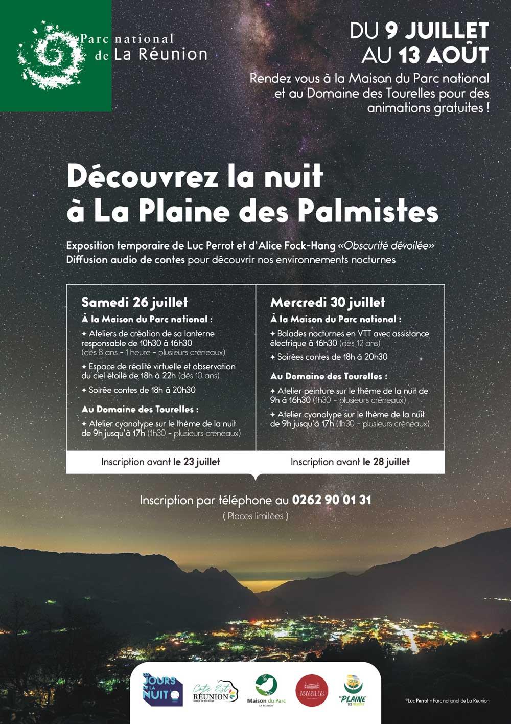 affiche animations Jours de la Nuit